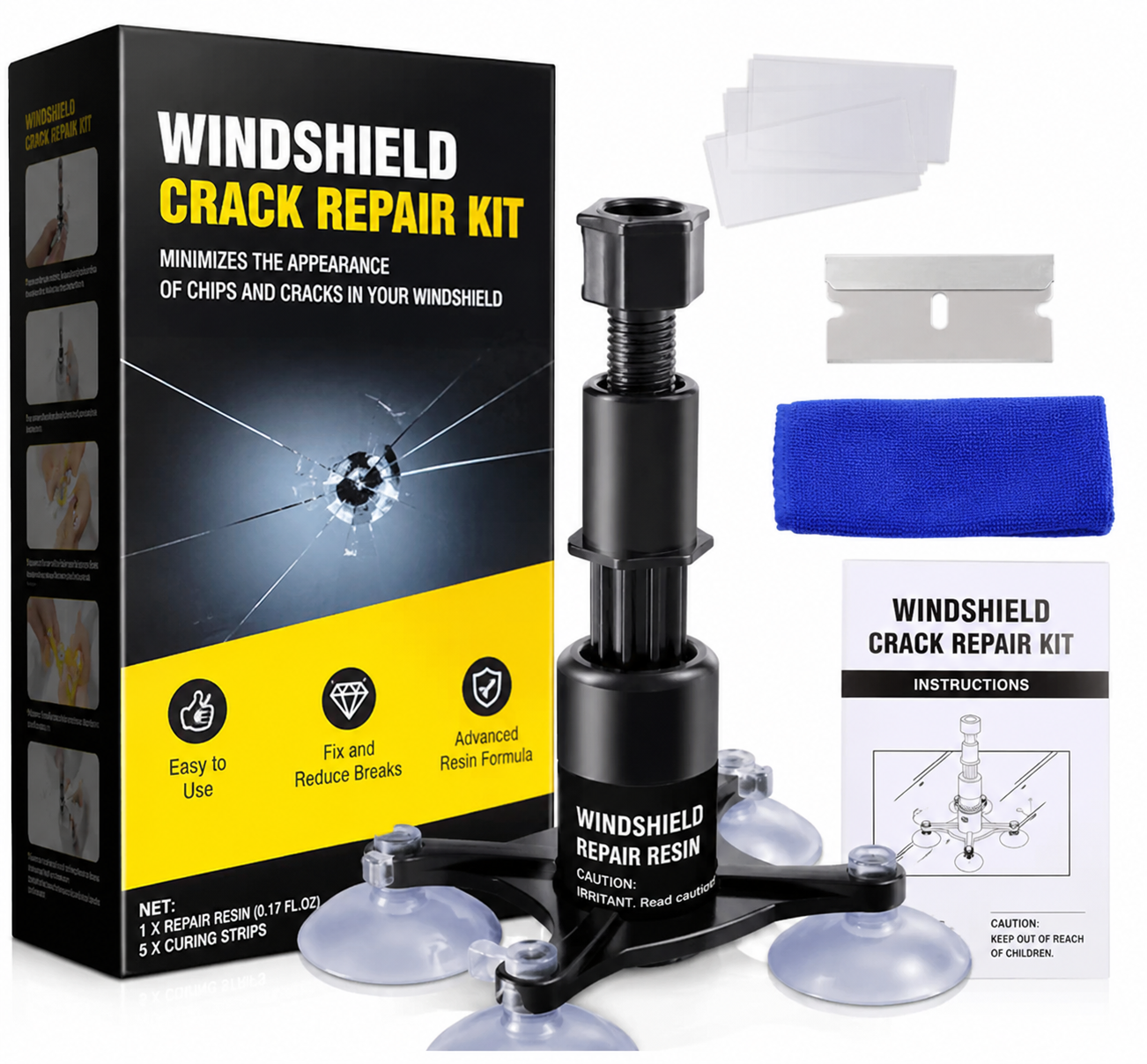 Windshield Crack Repair Kit Pack in pakistan