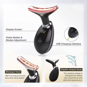 electric 3 in 1face massager rechargeable facial skin care device in pakistan