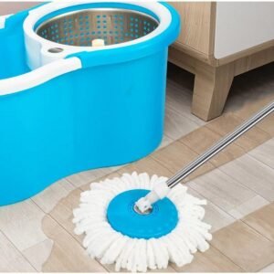 Easy Spin Magical Mop Set with Steel Bucket in pakistan