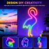 Neon Lights RGB LED Strip with Remote & App Control in pakistan