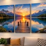 Set of 3 Premium Wall Art Photo Tiles in pakistan
