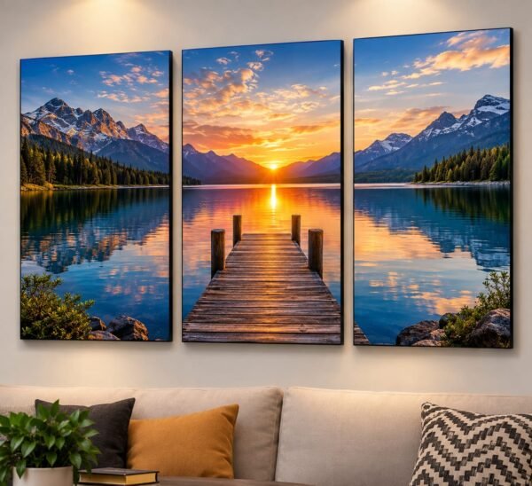 Set of 3 Premium Wall Art Photo Tiles in pakistan