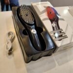 Electric 3D Scalp Massage Comb with Steam Spray & Red Blue Light Therapy in pakistan