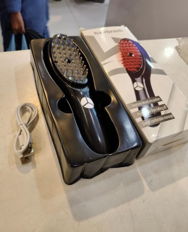 Electric 3D Scalp Massage Comb with Steam Spray & Red Blue Light Therapy in pakistan