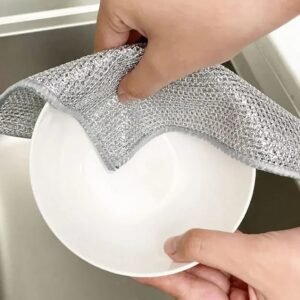 Dish washing Cleaning cloth | Metal Wire Dish washing Rugs for Kitchen Dishes in pakistan