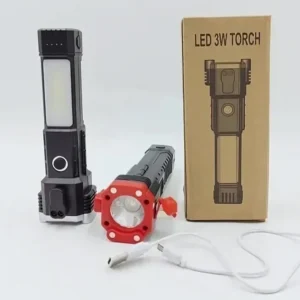 High-power Led Torch Light Rechargeable Flashlight in pakistan