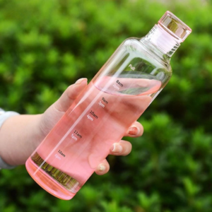 Transparent Plastic Water Bottle 500ml Durable Lightweight in pakistan