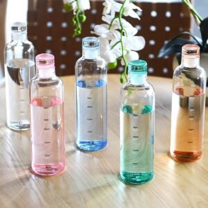 Transparent Plastic Water Bottle 500ml Durable Lightweight in pakistan