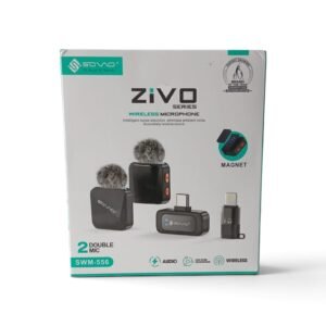 SOVO ZIVO SWM-556 Dual Wireless Microphone Audio Recording System in pakistan